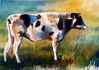 Kelvin McMillan paints Fergus the Steer & more in the gallery
