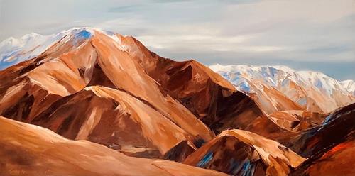 Cinnamon Hills, Lindis Pass by Jane Sinclair