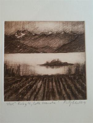 Ruby Island, Lake Wanaka Solar Print (Unframed) by Philip Beadle