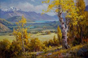 Overlooking the Wakatipu Basin from the Crown Range