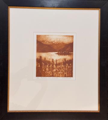 Autumn Vines, Wanaka 6/50 (Framed) by Philip Beadle
