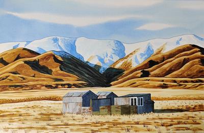 Falls Dam, The Hawkduns II 1/50 by Kate Boswell