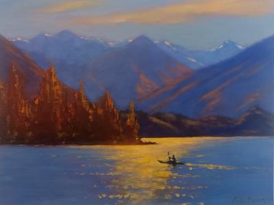 Afternoon Paddle On Lake Wānaka by Philip Beadle