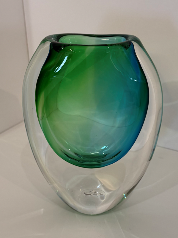 Eclipse Vase - Green/Aqua
