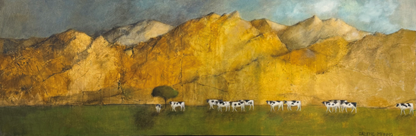 Embered Ridge At Dusk by Dalene Meiring