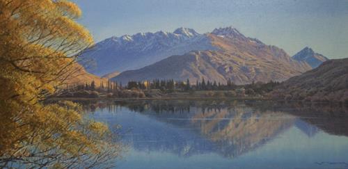 Autumn At Lake Hayes by John Toomer
