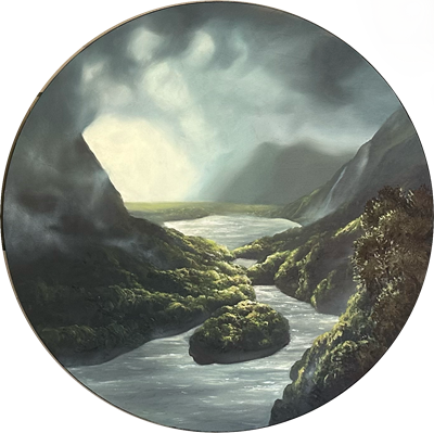 The River Below - Fiordland by Julia Sternkopf