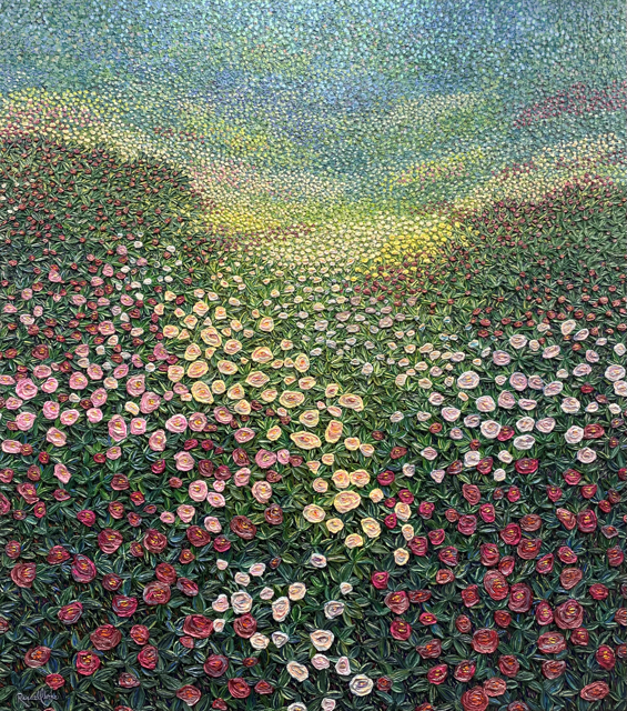 Burgundy Rose Garden